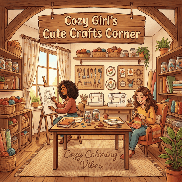 Cover of Cozy Girl's Cute Crafts Corner