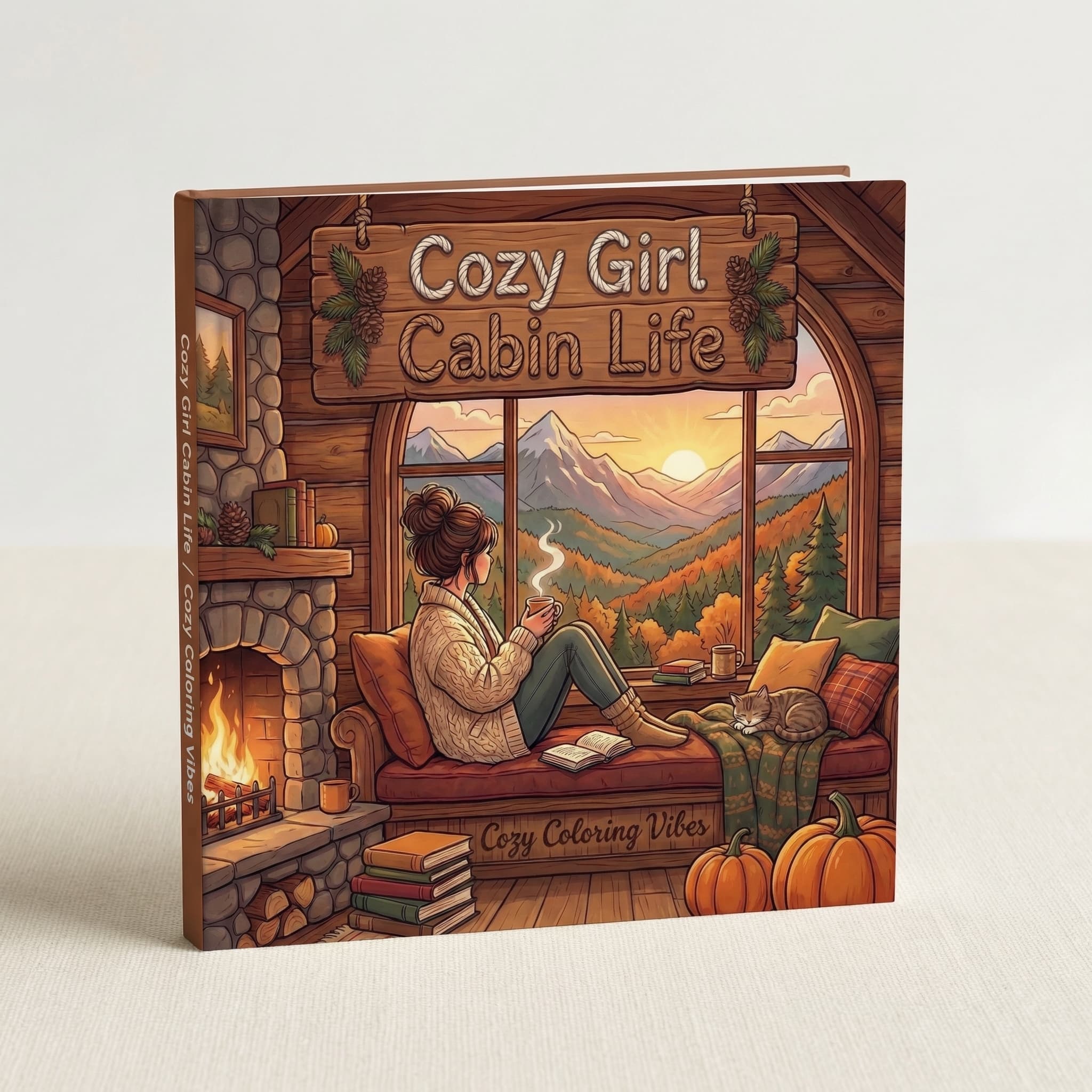 Cover of Cozy Girl Cabin Life