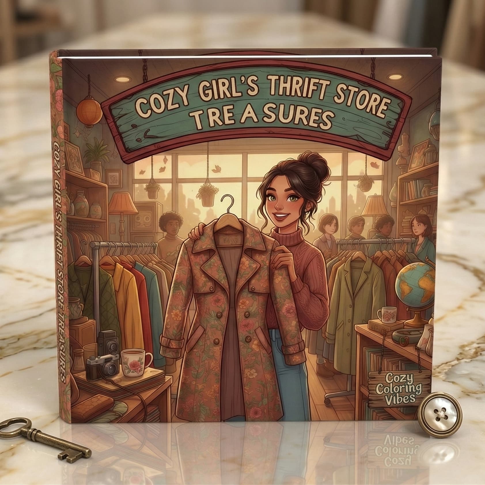 Cover of Cozy Girl's Thrift Store Treasures