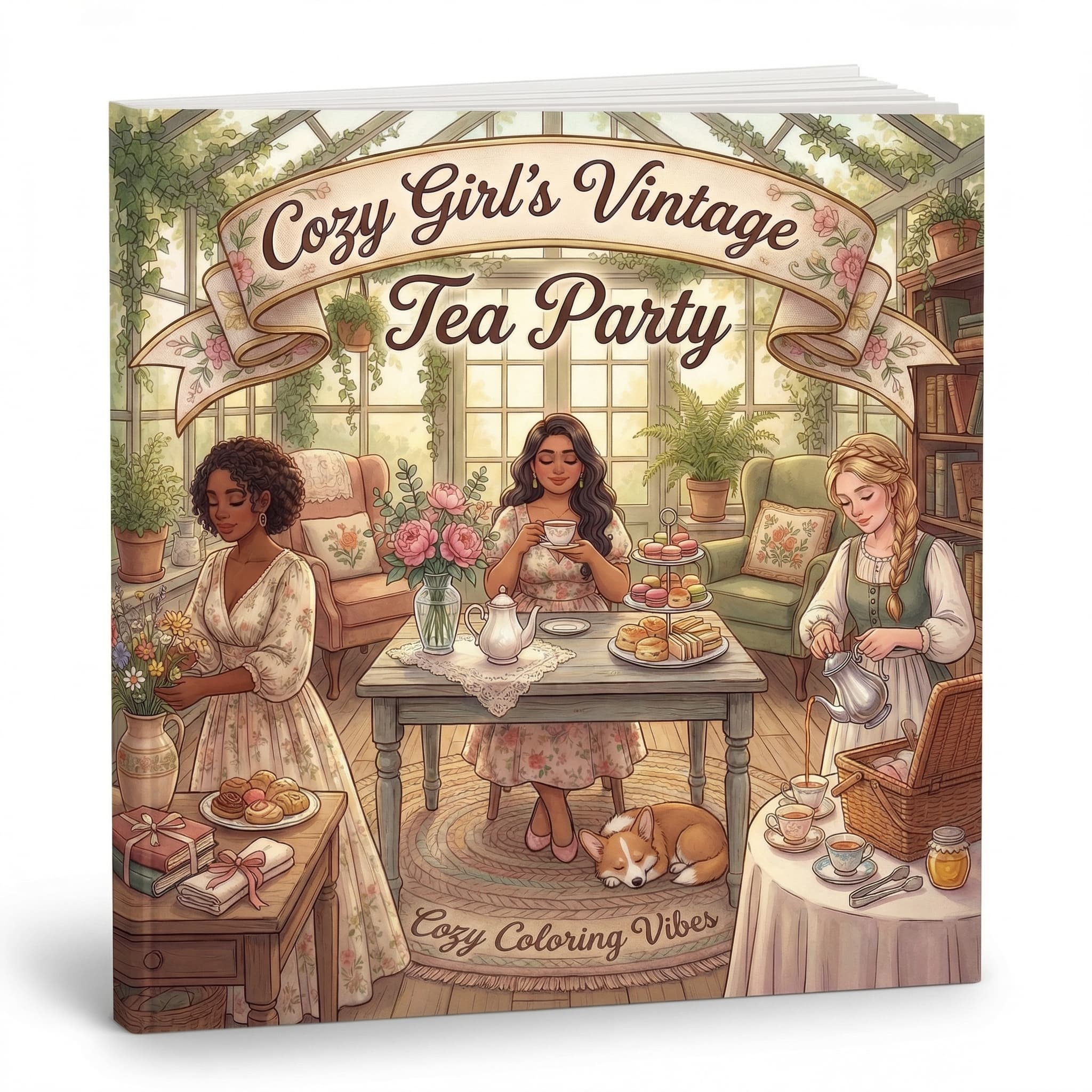 Cover of Cozy Girl's Vintage Tea Party