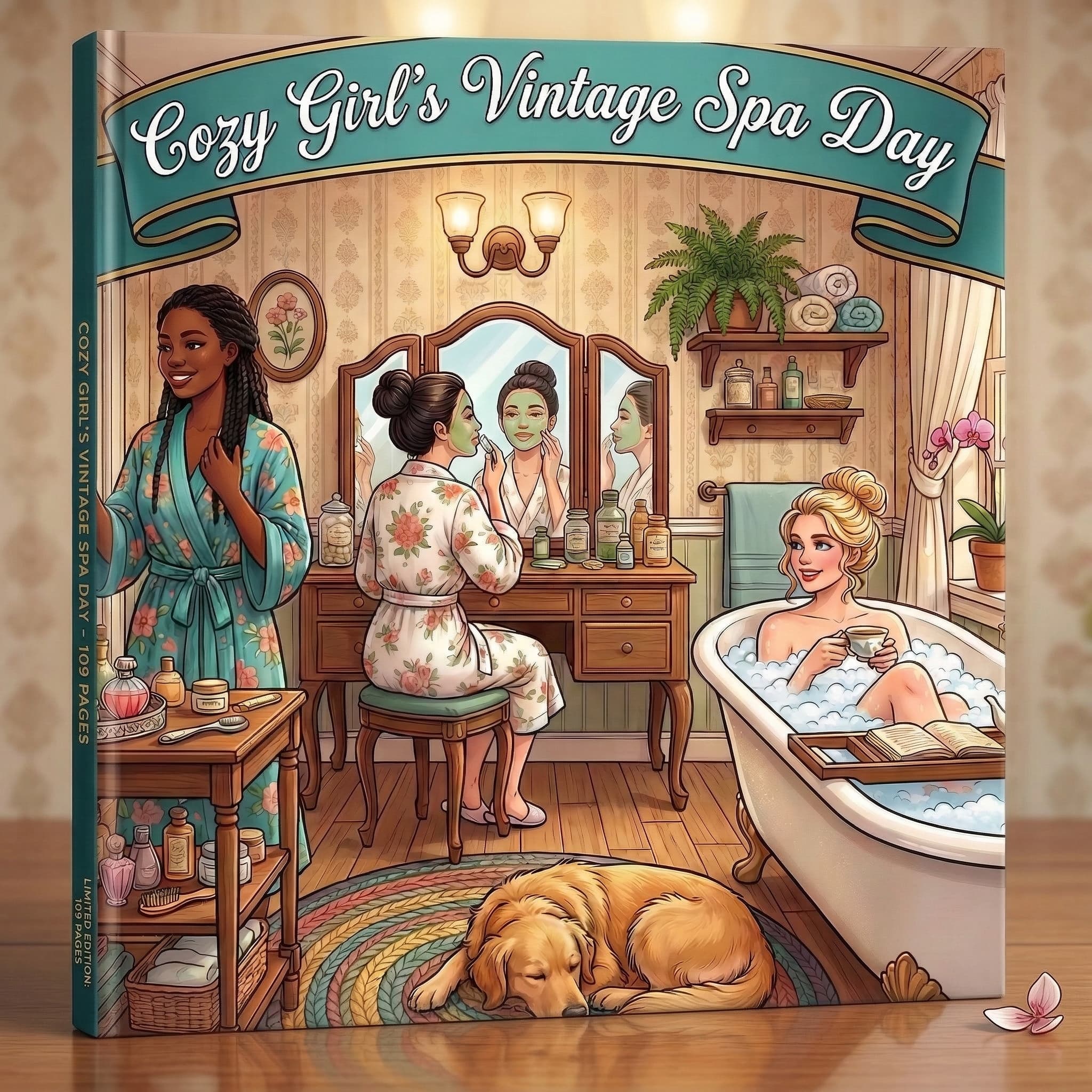 Cover of Cozy Girl’s Vintage Spa Day