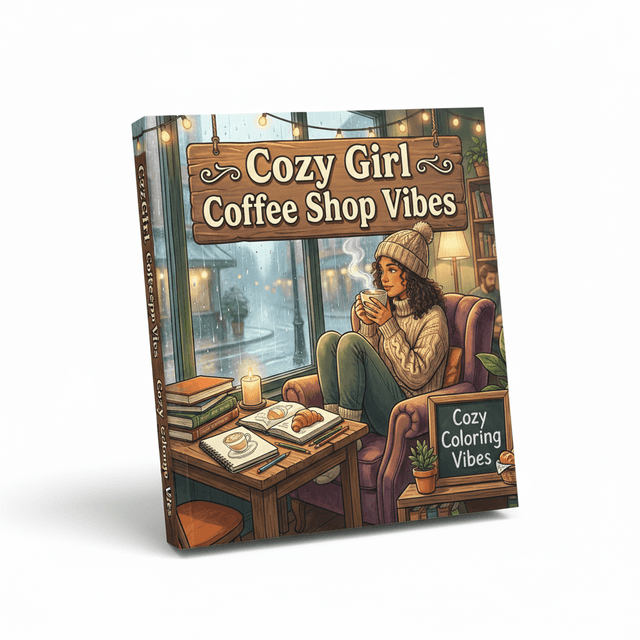 Cover of Cozy Girl Coffee Shop Vibes