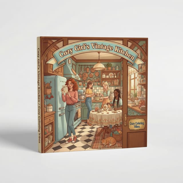 Cover of Cozy Girl's Vintage Kitchen