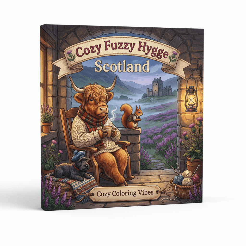 Cover of Cozy Fuzzy Hygge Scotland