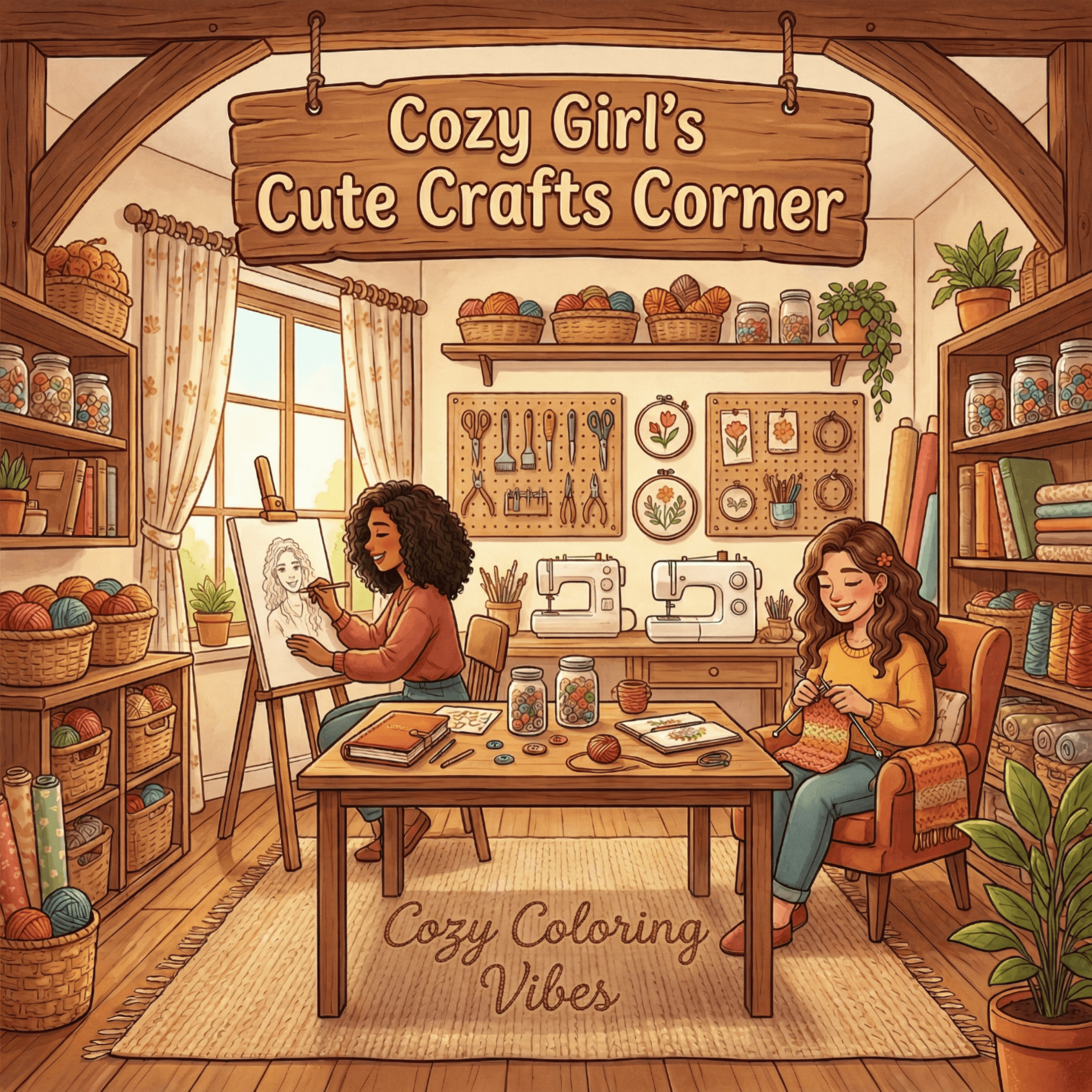 Cover of Cozy Girl's Cute Crafts Corner
