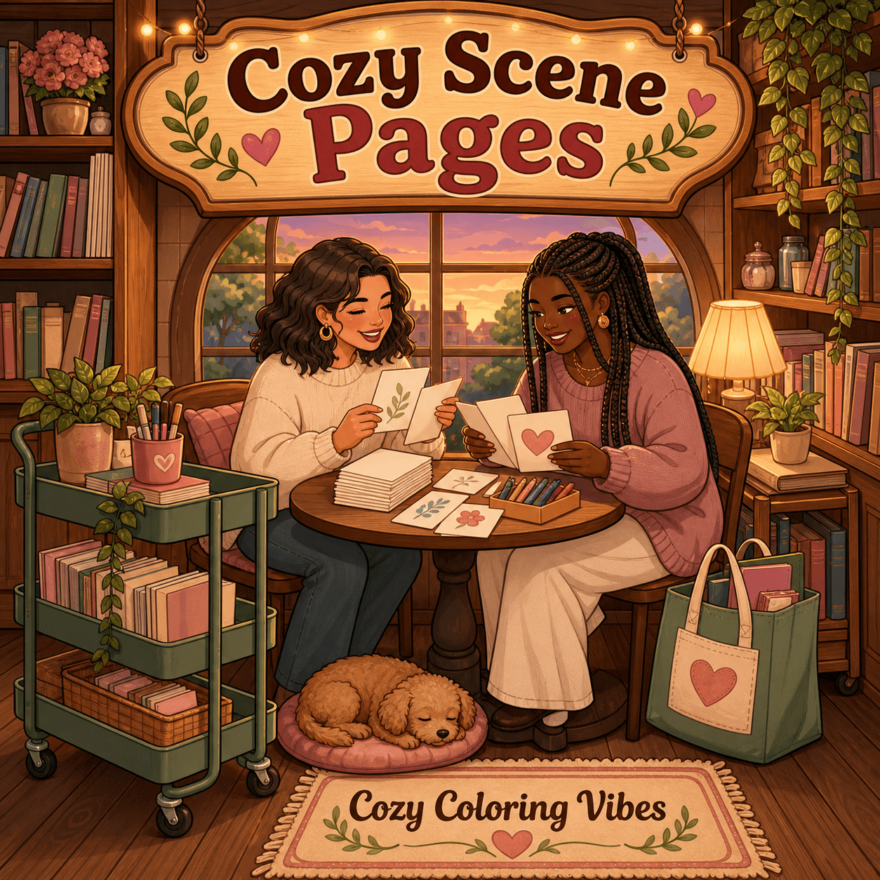 Cozy Scene Pages cover
