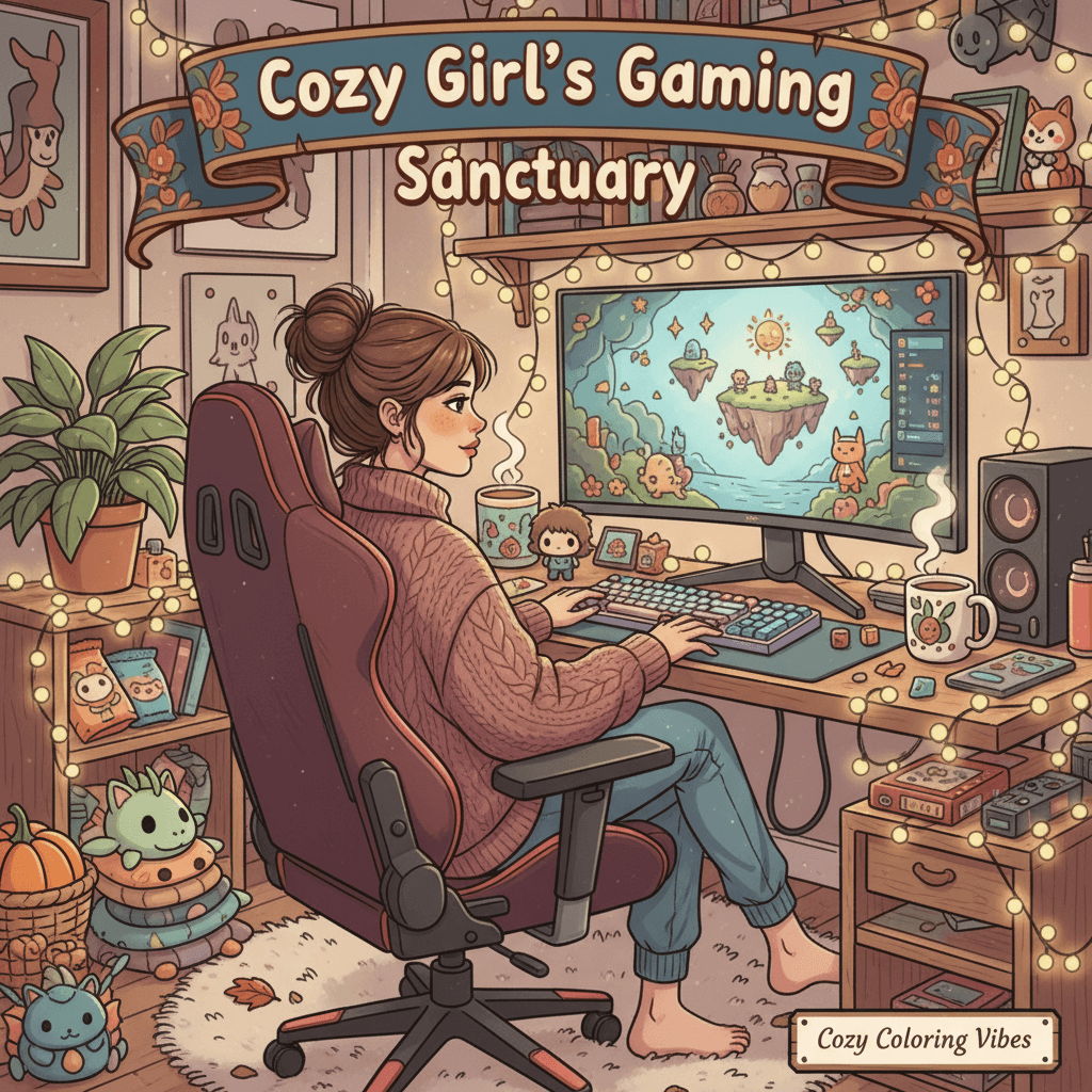 Cover of Cozy Girl's Gaming Sanctuary
