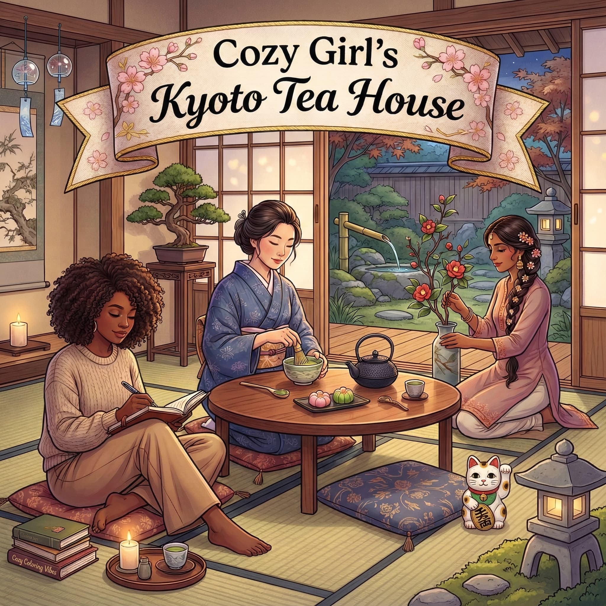 Cover of Cozy Girl’s Kyoto Tea House