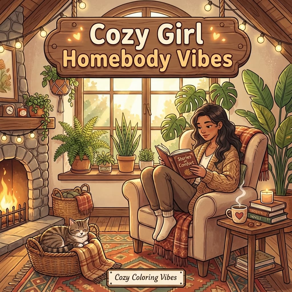 Cover of Cozy Girl Homebody Vibes