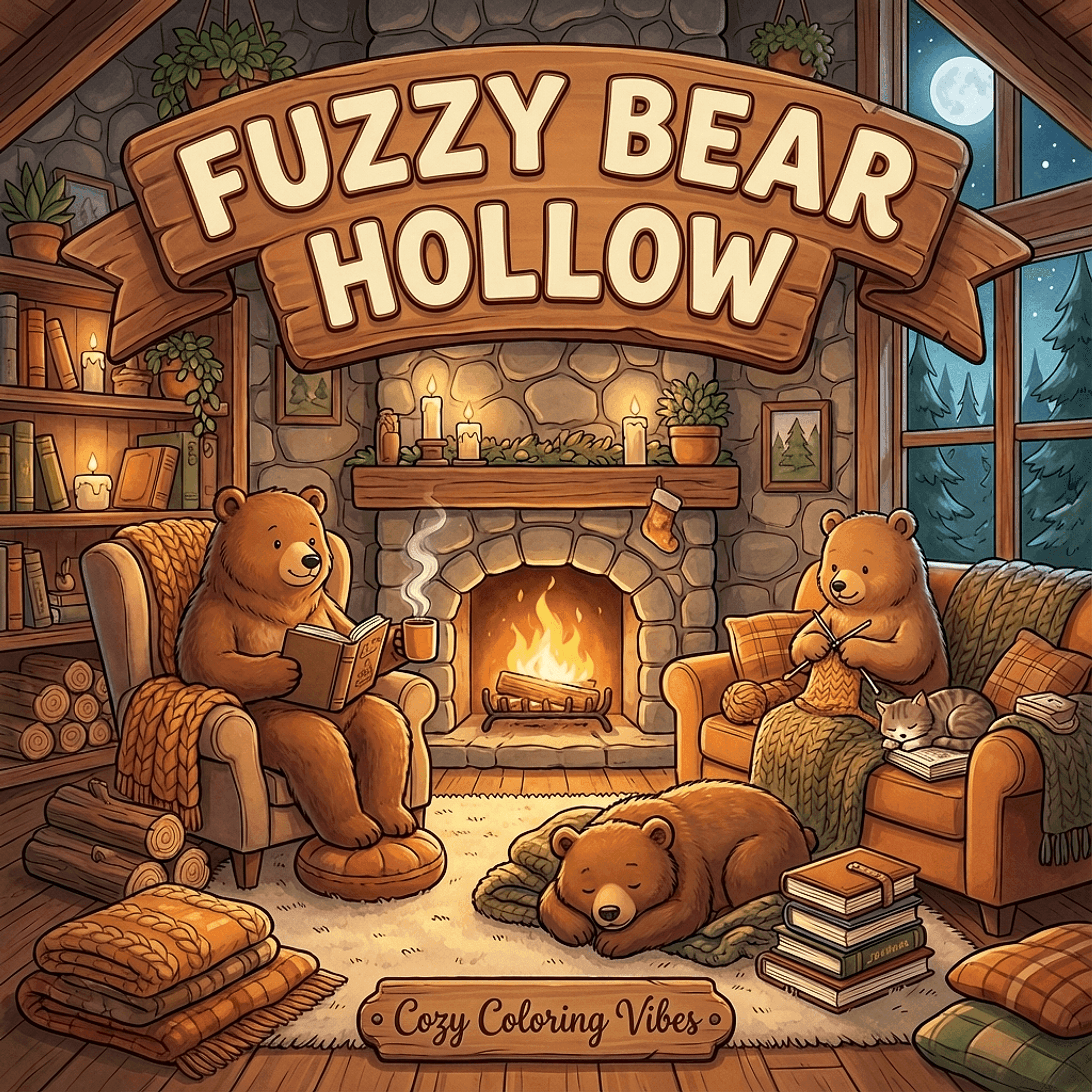 Cover of Fuzzy Bear Hollow