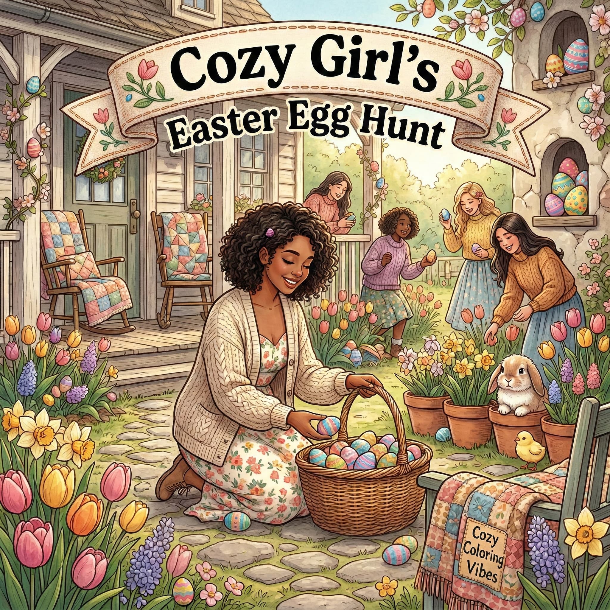 Cover of Cozy Girl's Easter Egg Hunt