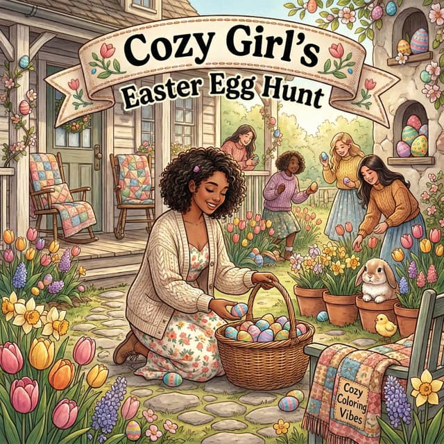 Cover of Cozy Girl's Easter Egg Hunt