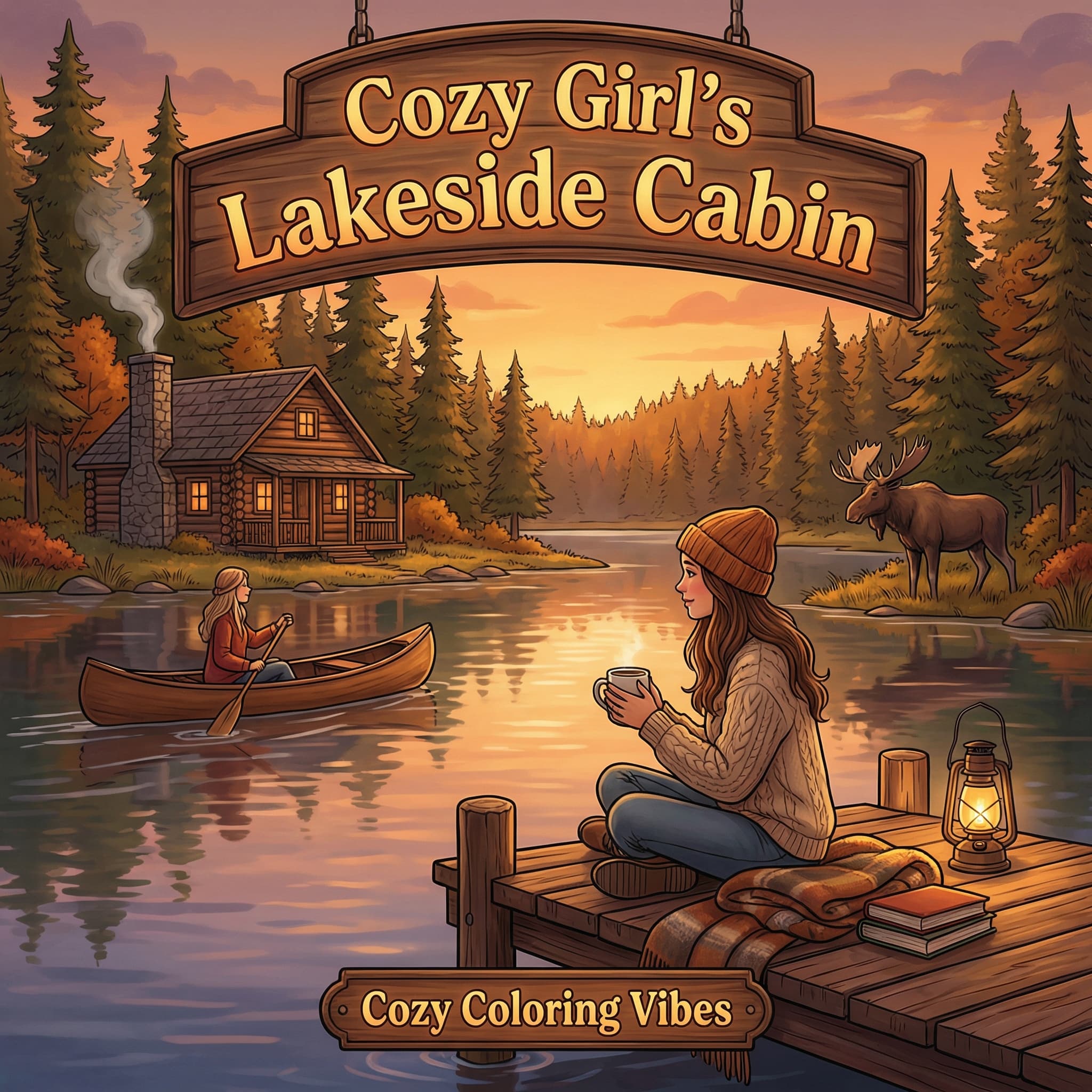 Cover of Cozy Girl's Lakeside Cabin