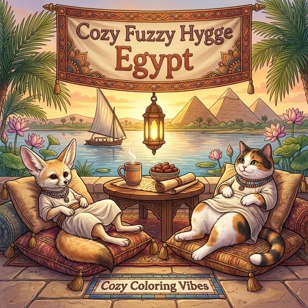Cover of Cozy Fuzzy Hygge Egypt