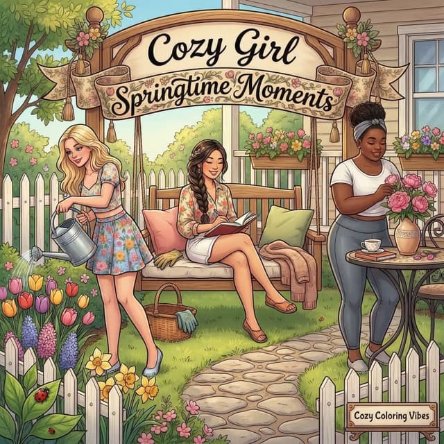 Cover of Cozy Girl Springtime Moments