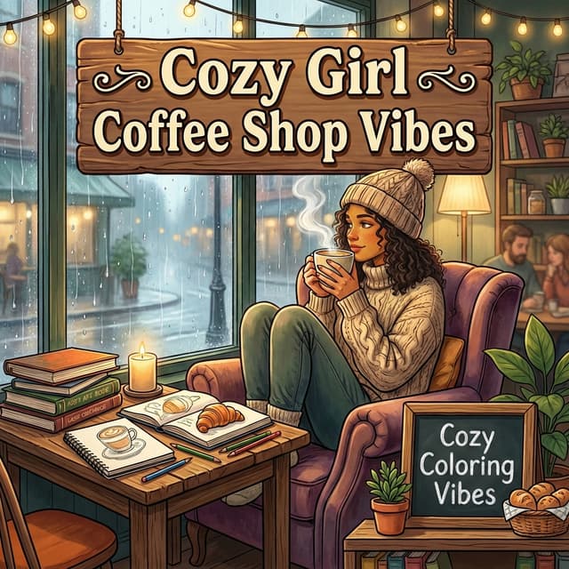 Cover of Cozy Girl Coffee Shop Vibes