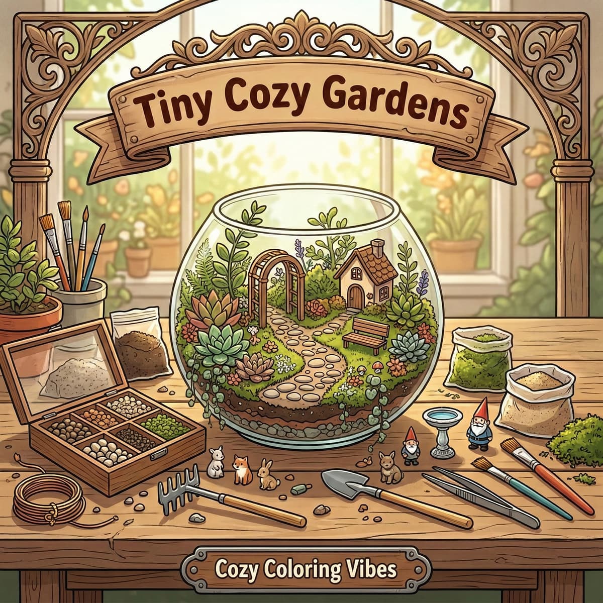 Cover of Tiny Cozy Gardens