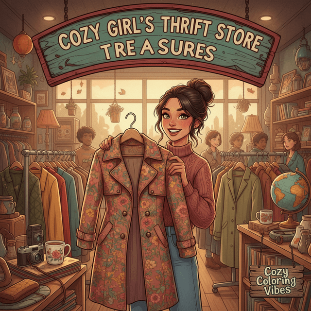 Cover of Cozy Girl's Thrift Store Treasures