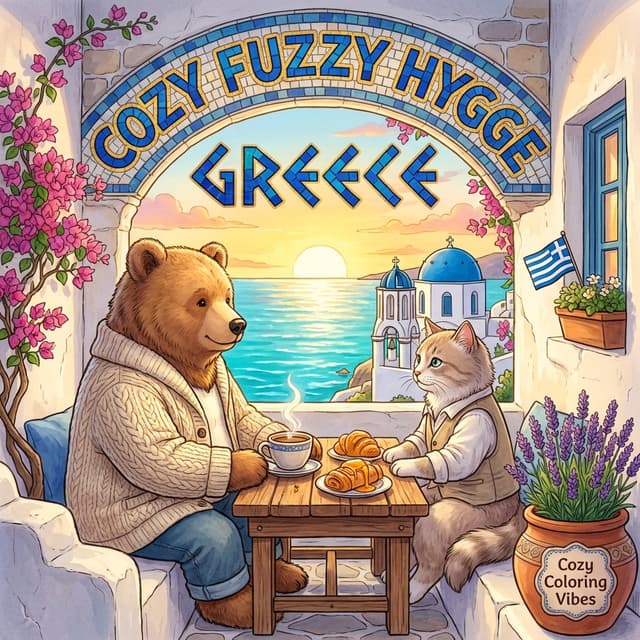 Cover of Cozy Fuzzy Hygge Greece