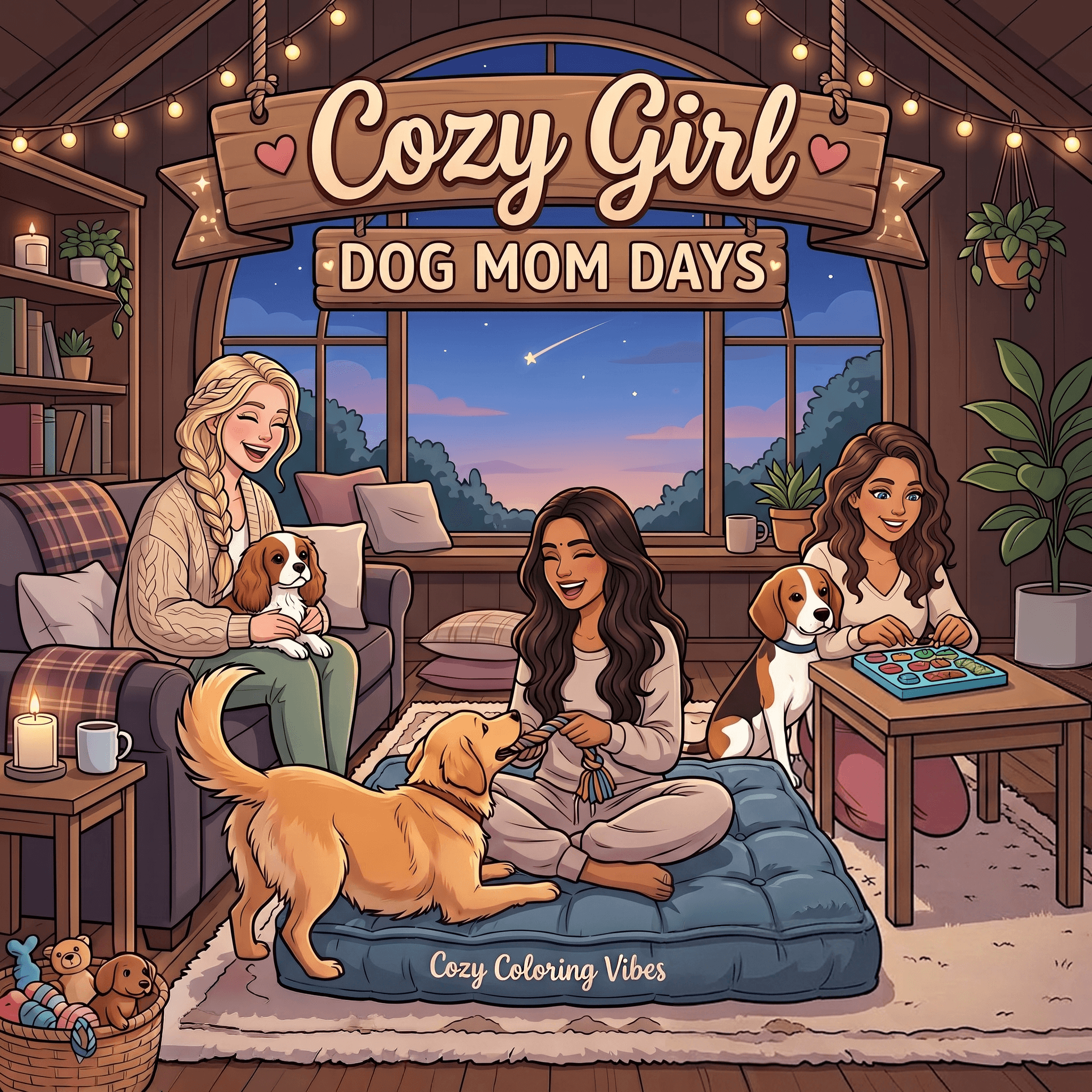 Cover of Cozy Girl Dog Mom Days