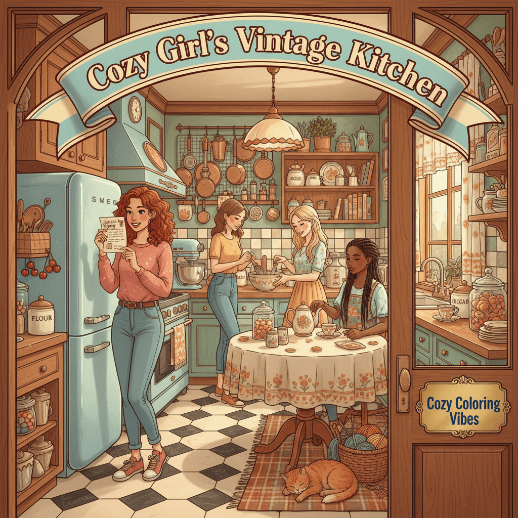 Cover of Cozy Girl's Vintage Kitchen