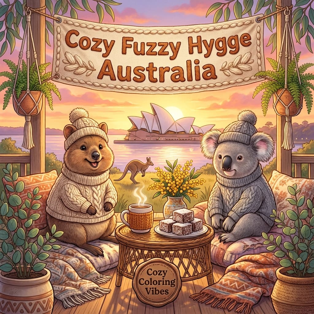 Cover of Cozy Fuzzy Hygge Australia