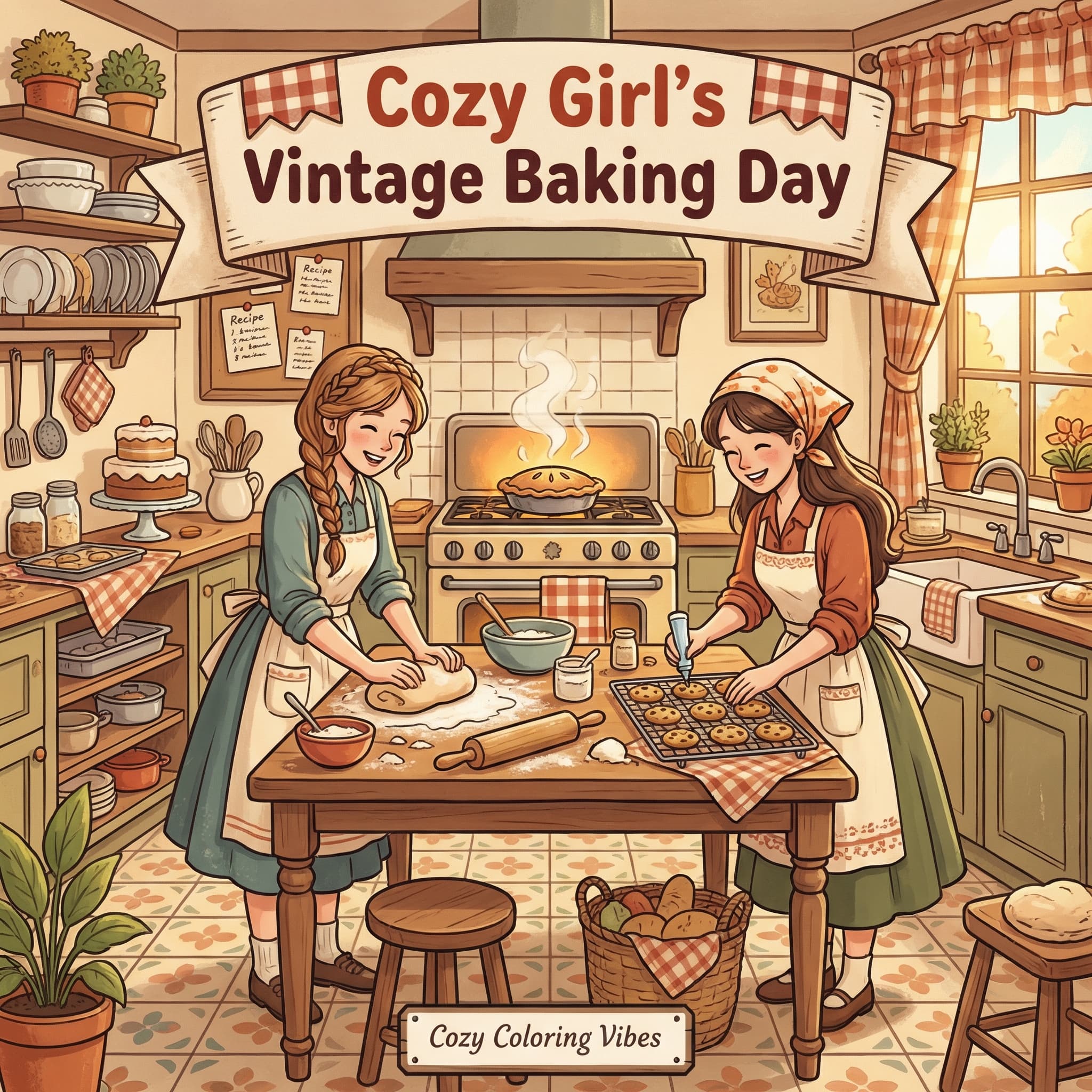 Cover of Cozy Girl's Vintage Baking Day