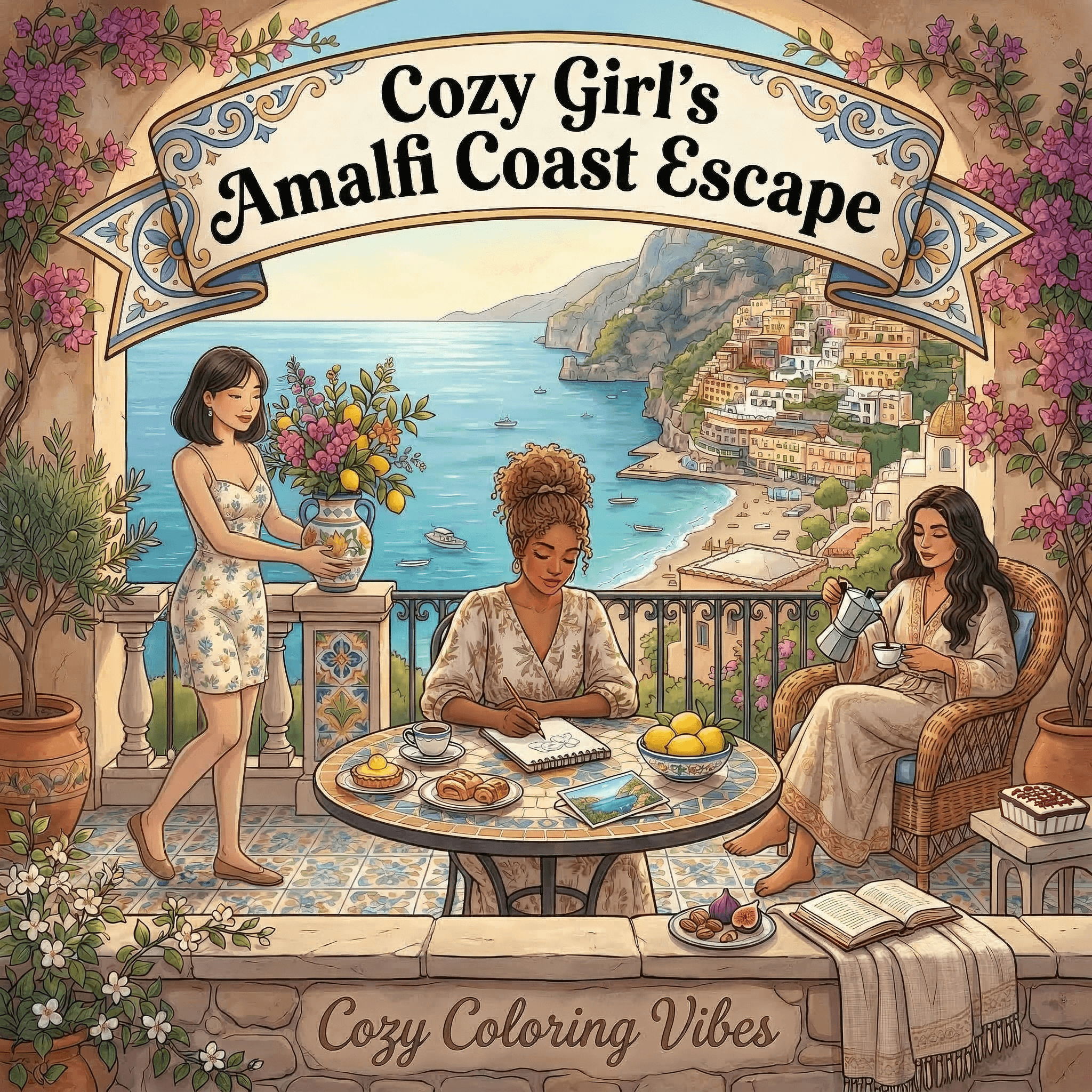 Cover of Cozy Girl’s Amalfi Coast Escape