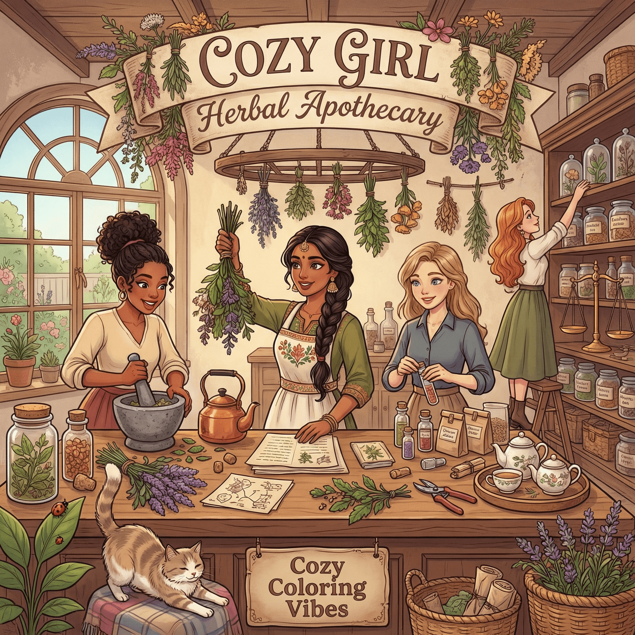 Cover of Cozy Girl Herbal Apothecary