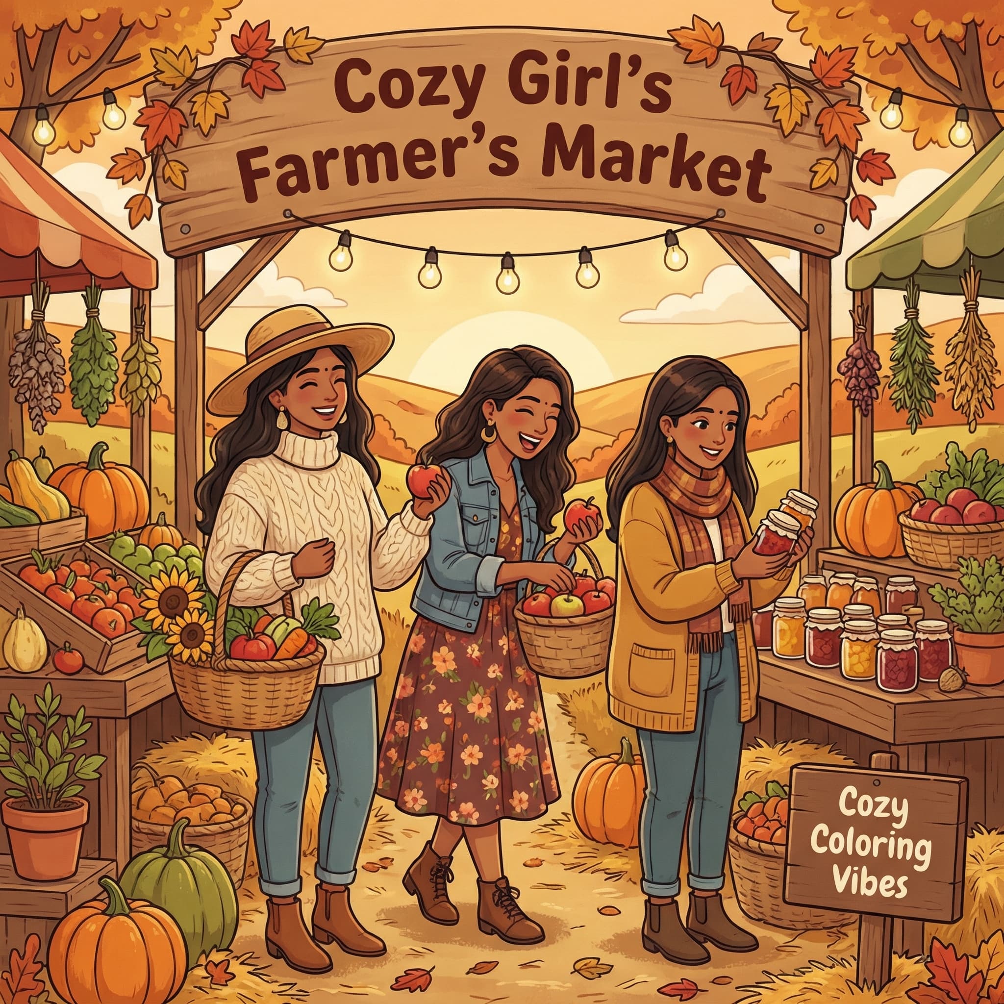 Cover of Cozy Girl's Farmer's Market