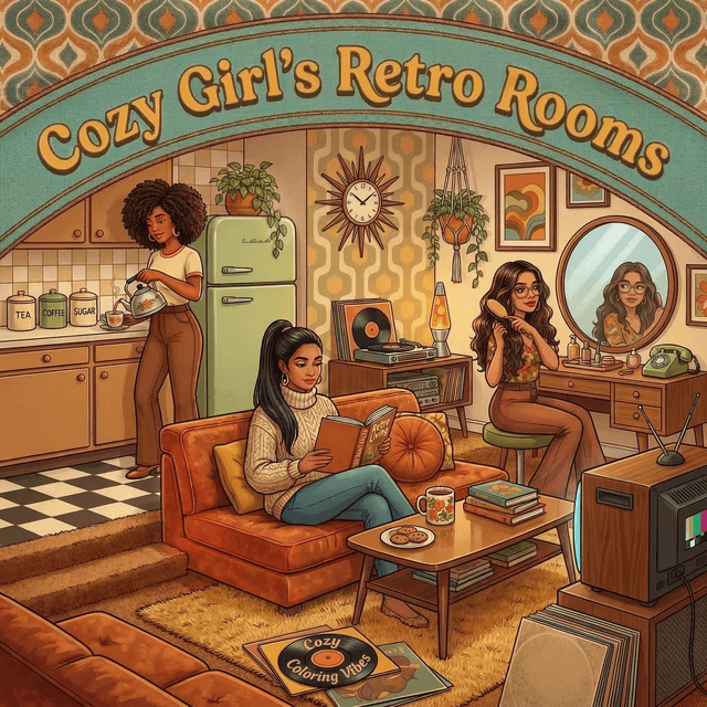 Cover of Cozy Girl’s Retro Rooms